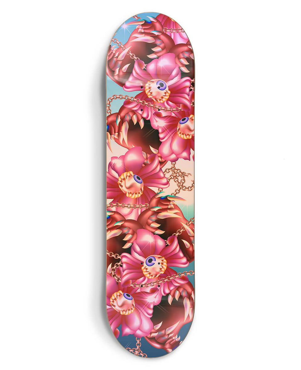 Flower Chain Skateboard By Paulina Almira – DROOL