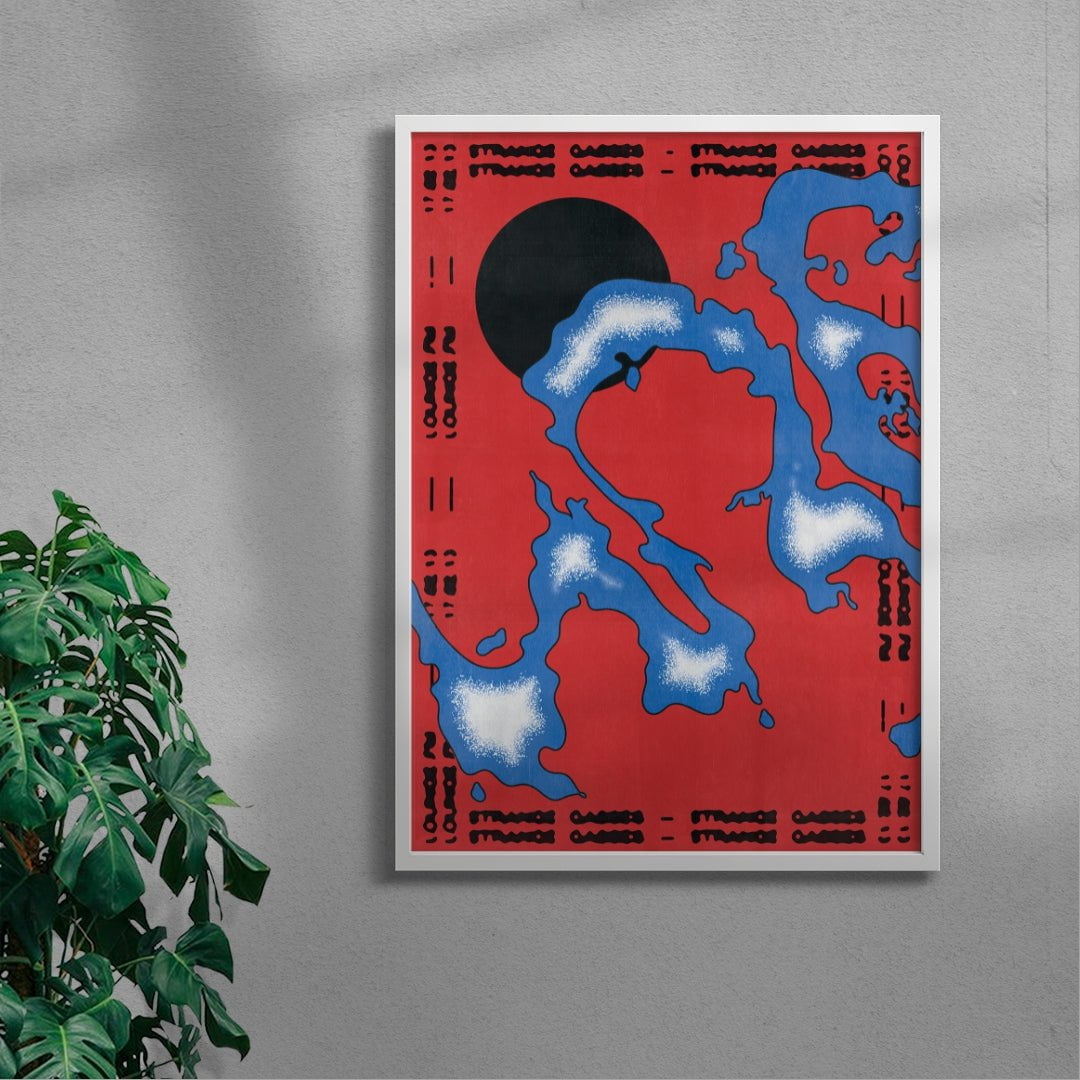 Strange Gasses contemporary wall art print by Alexander Khabbazi - sold by DROOL