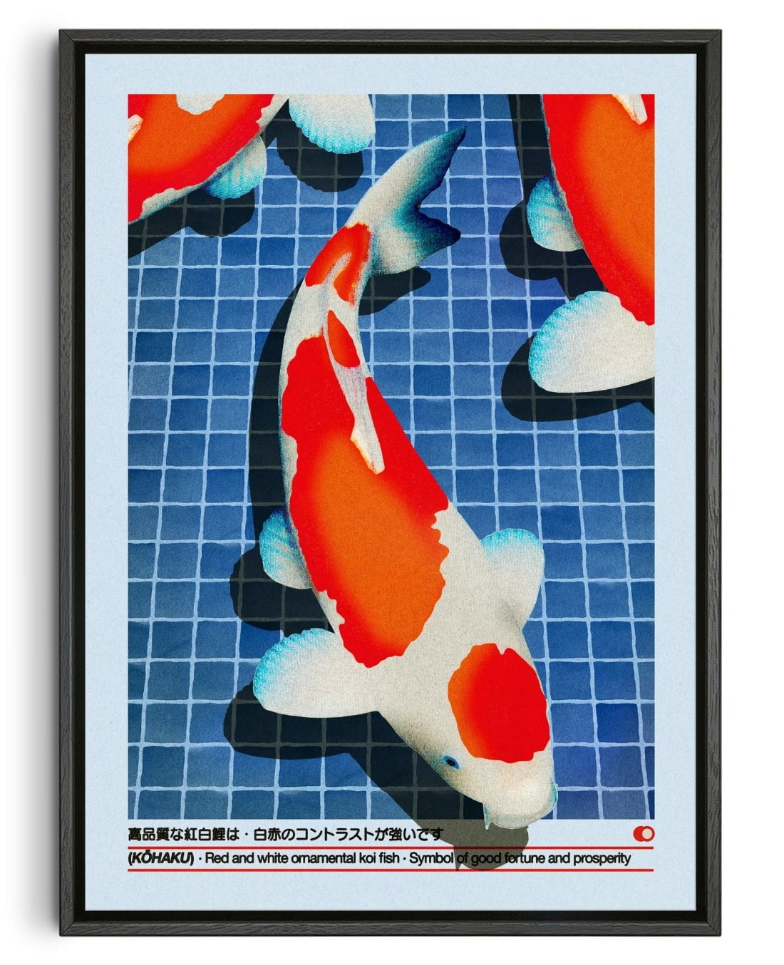 現代アート　オオヤサヤカ　Red orange fish　コラージュアート 現代アート オオヤサヤカ Red orange fish コラージュアート The Ad