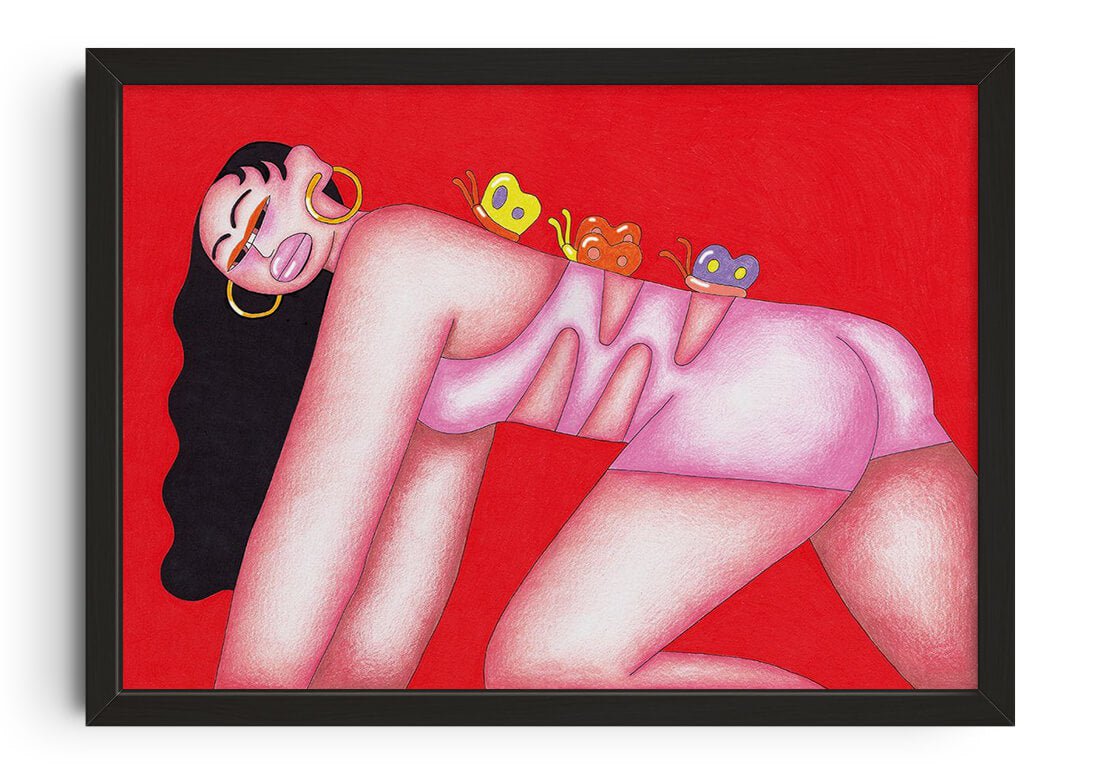 Lockdown Sex by Haein Kim contemporary wall art print from DROOL
