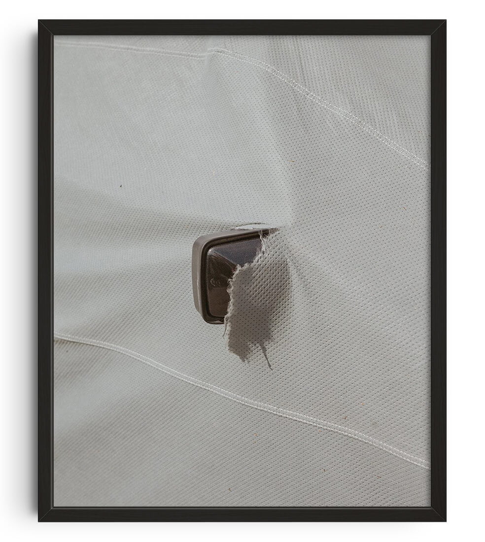 Side mirror by Enoch Ku contemporary wall art print from DROOL