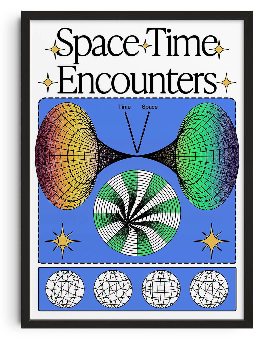 Space Time Encounters contemporary wall art print by Ricardo Schultz Ferraro - sold by DROOL