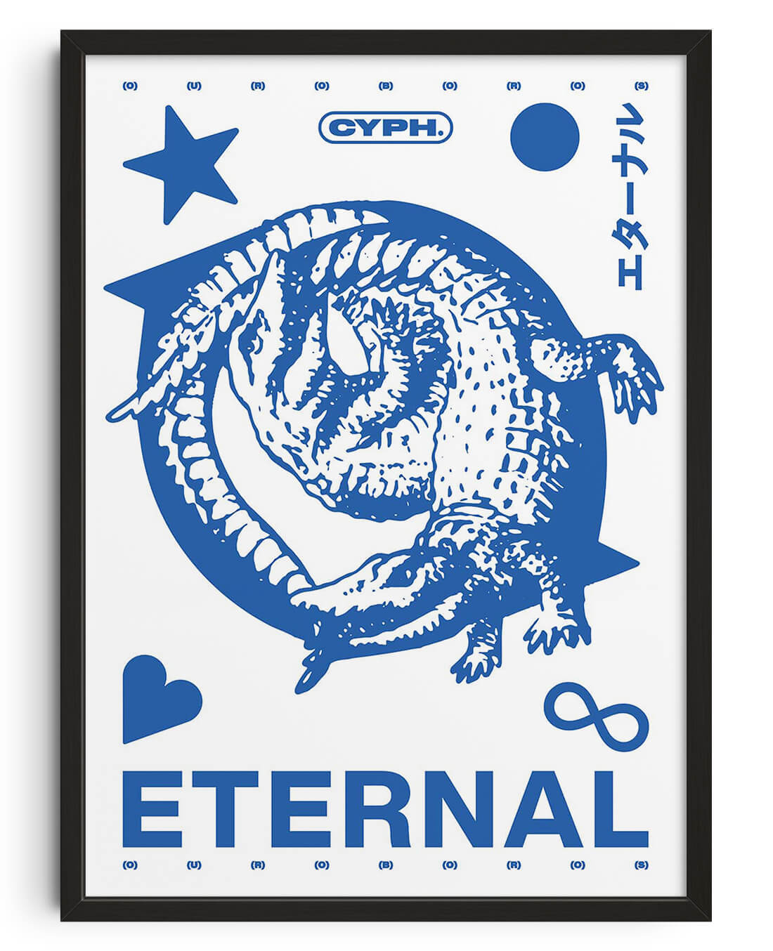 Eternal 1 by CYPH-ART contemporary wall art print from DROOL