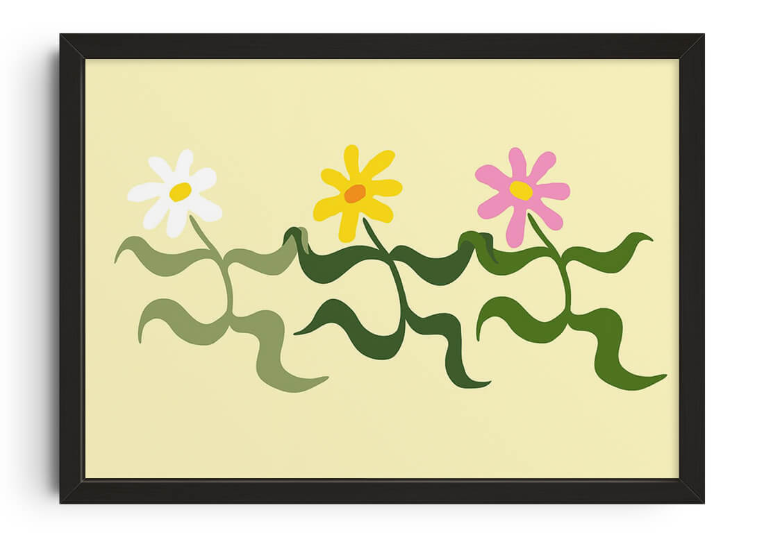 Flower 5 by Max Blackmore contemporary wall art print from DROOL