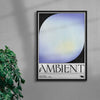 Ambient contemporary wall art print by Alexander Khabbazi - sold by DROOL