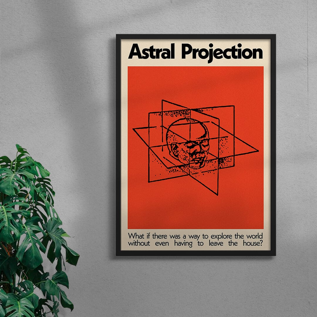 Astral Projection - UNFRAMED contemporary wall art print by George Kempster - sold by DROOL