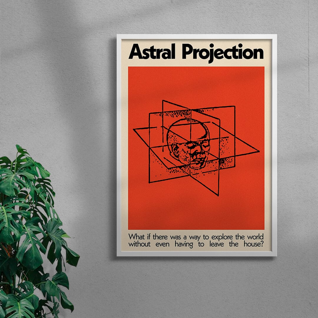 11.7x16.5" (A3) / Unframed Astral Projection - UNFRAMED contemporary wall art print by George Kempster - sold by DROOL