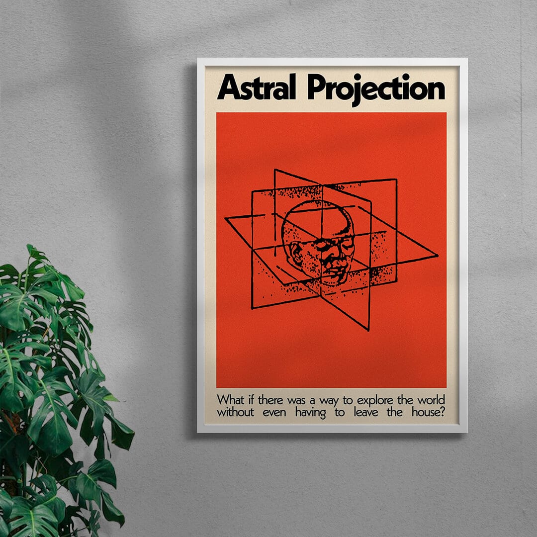 Astral Projection - UNFRAMED contemporary wall art print by George Kempster - sold by DROOL