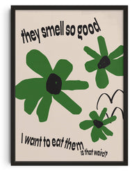 Thumbnail for They smell so good contemporary wall art print by Lou Wang - sold by DROOL