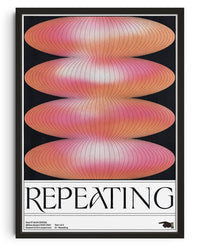 Thumbnail for Repeating contemporary wall art print by Alexander Khabbazi - sold by DROOL