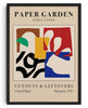 Paper Garden I-I contemporary wall art print by Stell Paper - sold by DROOL