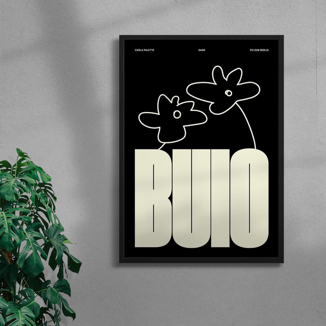 BUIO contemporary wall art print by Carla Palette - sold by DROOL