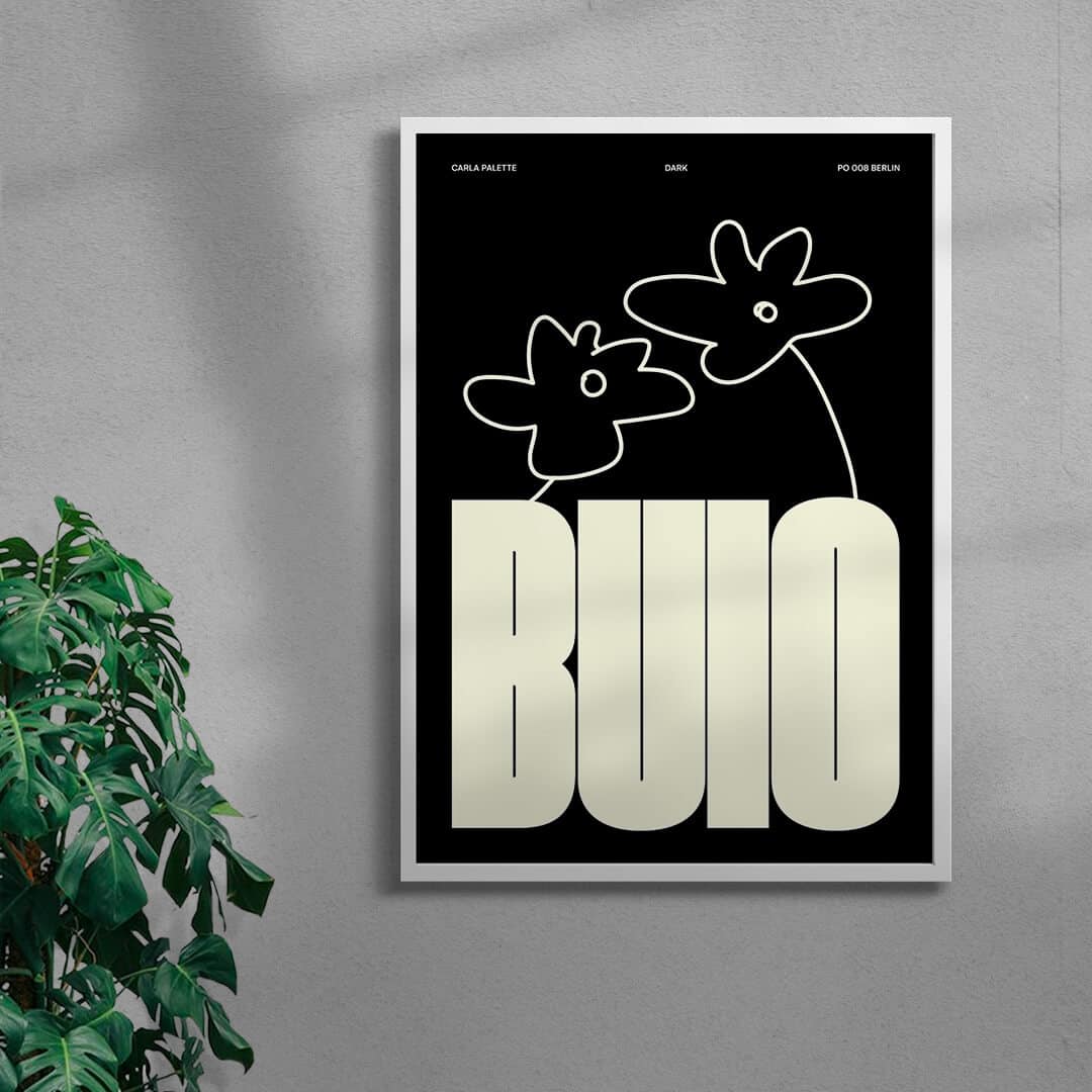 BUIO contemporary wall art print by Carla Palette - sold by DROOL