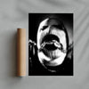 Mask contemporary wall art print by Sven Silk - sold by DROOL