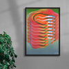 Load image into Gallery viewer, Blob blob blob. contemporary wall art print by Jorge Santos - sold by DROOL