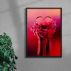 Load image into Gallery viewer, Chrome Heart contemporary wall art print by Paulina Almira - sold by DROOL