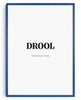 Wooden Frame - Blue contemporary wall art print by DROOL - sold by DROOL
