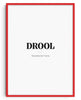 Wooden Frame - Red contemporary wall art print by DROOL - sold by DROOL