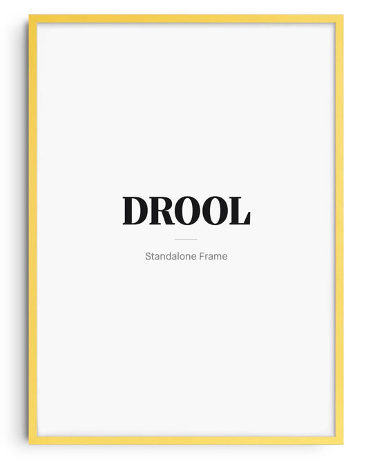 Wooden Frame - Yellow