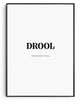 Aluminium Frame - Matte Black contemporary wall art print by DROOL - sold by DROOL
