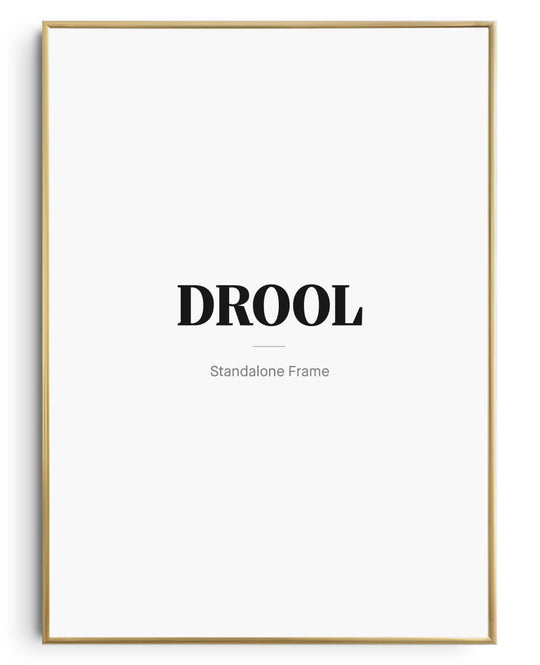 Aluminium Frame - Chrome Gold