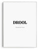 Aluminium Frame - Gloss White contemporary wall art print by DROOL - sold by DROOL
