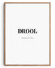 Wooden Frame - Oak contemporary wall art print by DROOL - sold by DROOL