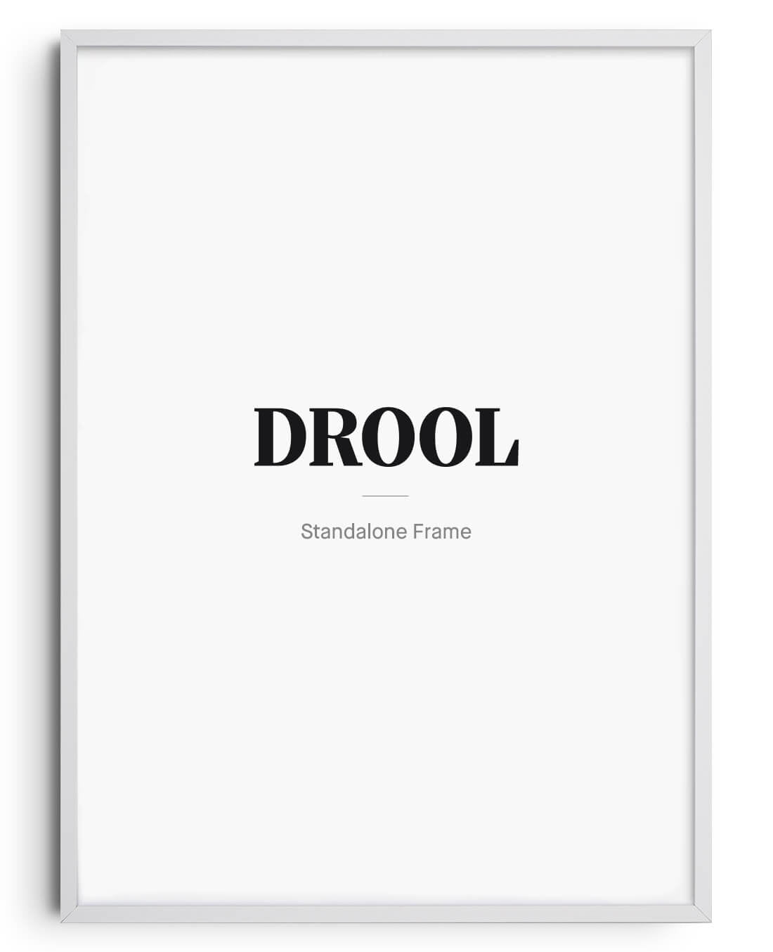 Wooden Frame contemporary wall art print by DROOL - sold by DROOL