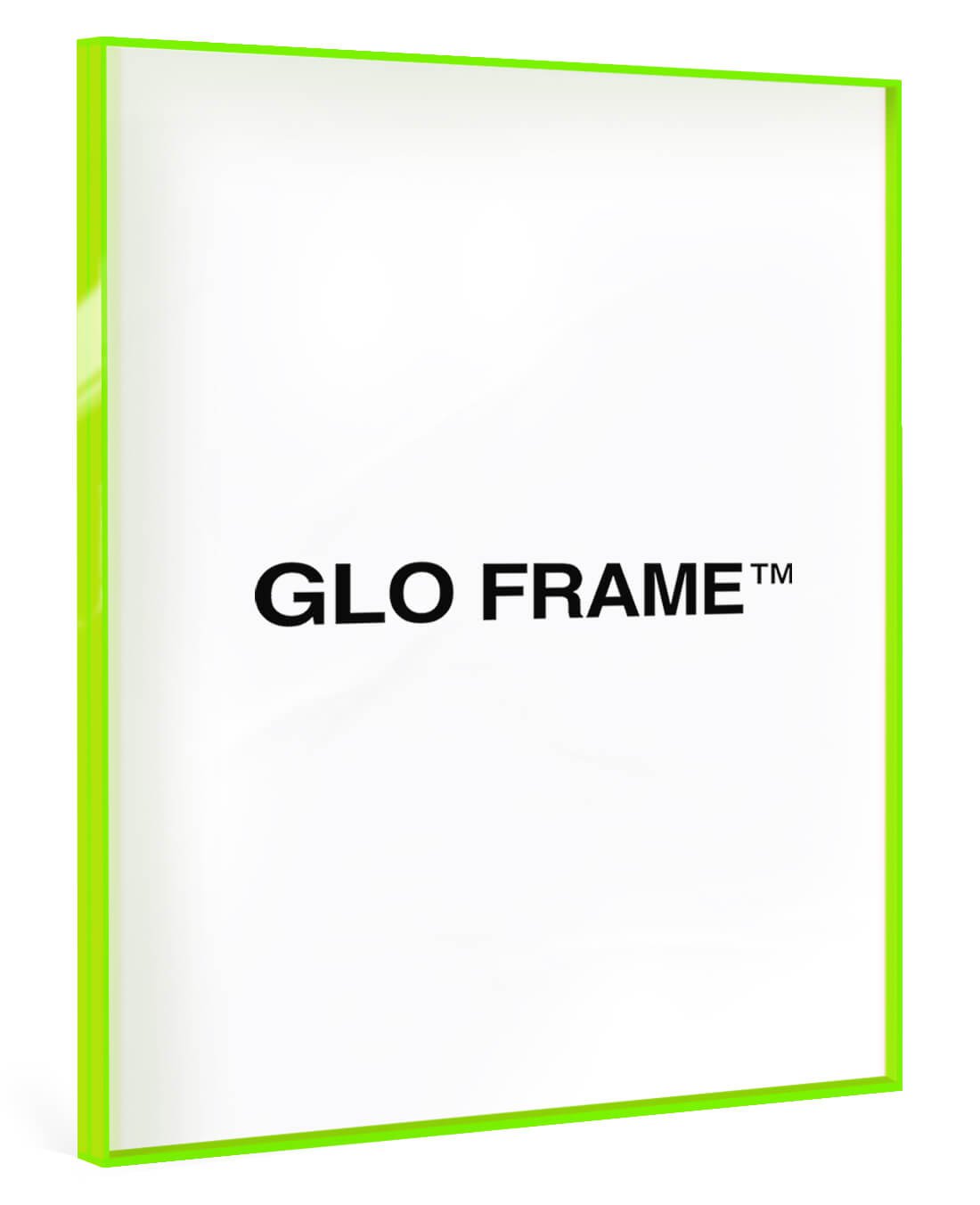 GLO Frame™ Green contemporary wall art print by DROOL - sold by DROOL