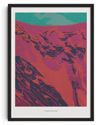 Thumbnail for Timanfaya contemporary wall art print by Rikki Hewitt - sold by DROOL