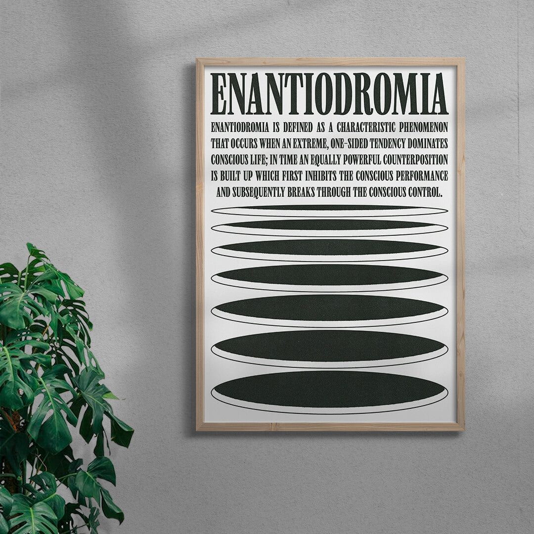 Enantiodromia contemporary wall art print by Utsav Verma - sold by DROOL