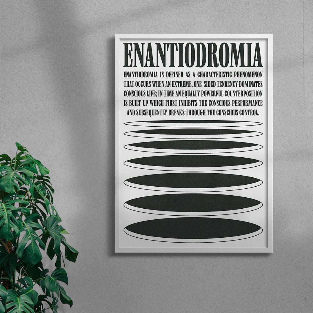 Enantiodromia contemporary wall art print by Utsav Verma - sold by DROOL