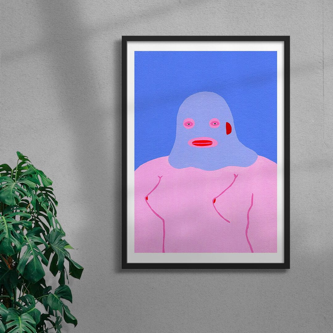 Executioner contemporary wall art print by Kissi Ussuki - sold by DROOL