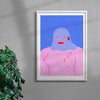 Executioner contemporary wall art print by Kissi Ussuki - sold by DROOL