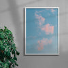 Floating - UNFRAMED contemporary wall art print by DROOL Collective - sold by DROOL