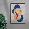 Floating Shapes #1 contemporary wall art print by frisk - sold by DROOL