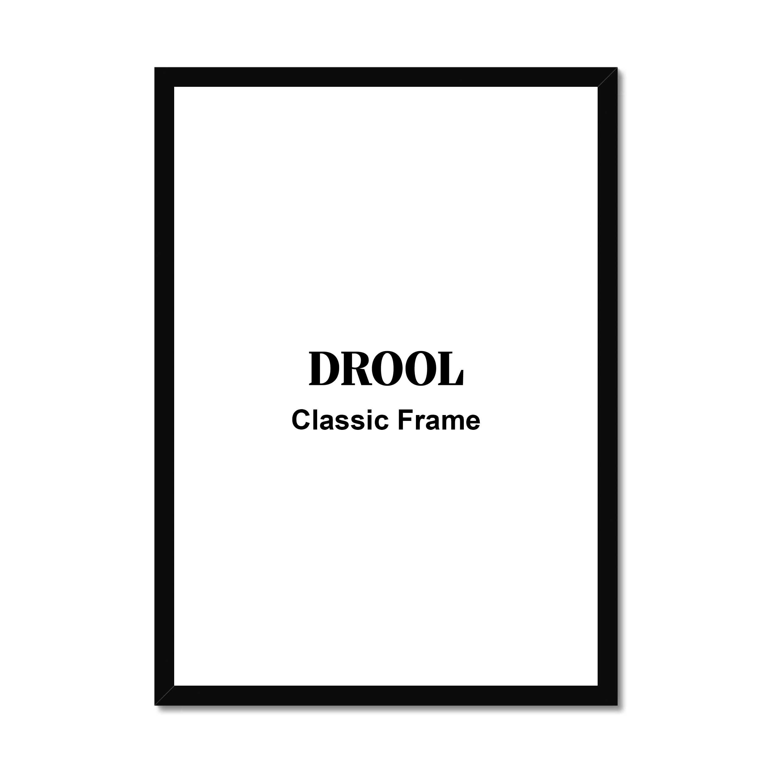 Classic frame contemporary wall art print by DROOL - sold by DROOL