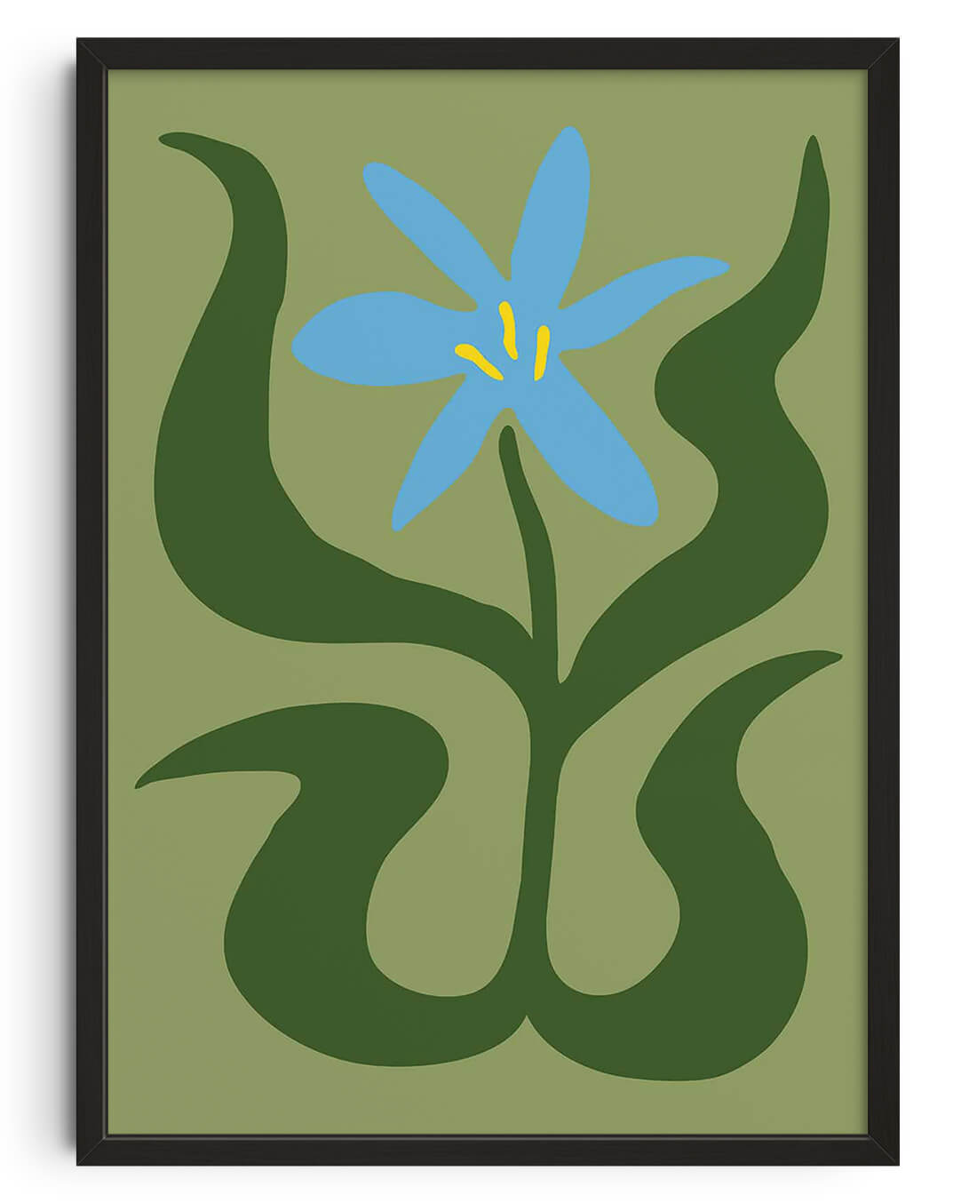 Flower 3 contemporary wall art print by Max Blackmore - sold by DROOL