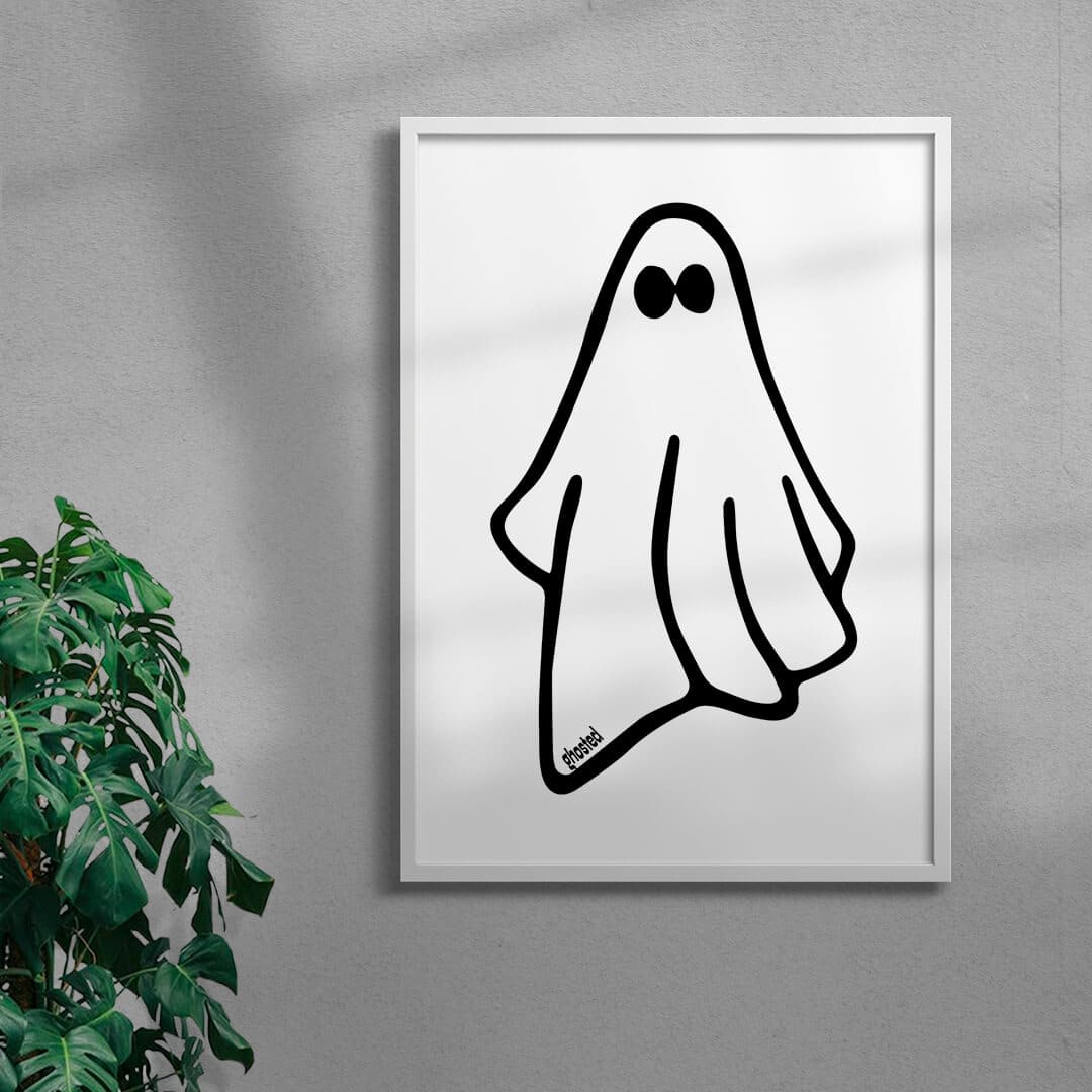 11.7x16.5" (A3) Ghosted - UNFRAMED contemporary wall art print by Adam Foster - sold by DROOL