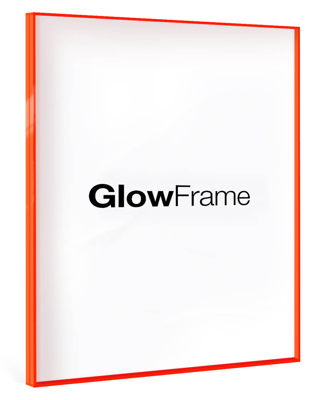 GlowFrame Orange contemporary wall art print by DROOL - sold by DROOL