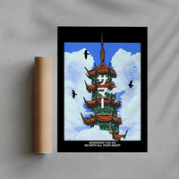 Thumbnail for Go with all your heart contemporary wall art print by Othman Zougam - sold by DROOL