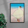 Goose contemporary wall art print by Will Da Costa - sold by DROOL