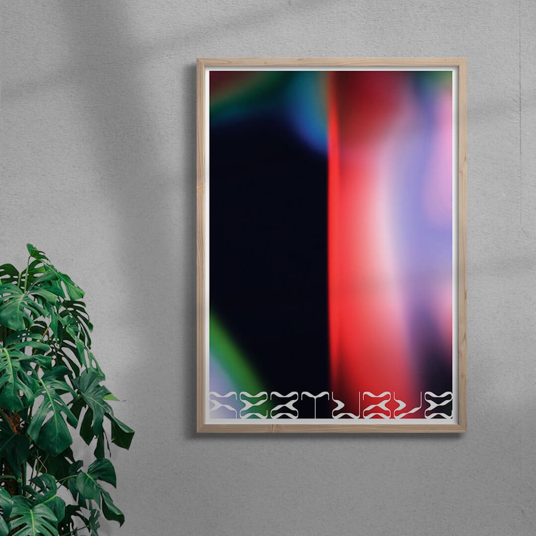 Heatwave contemporary wall art print by Henry M. - sold by DROOL