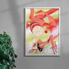 IN BLOOM contemporary wall art print by Arina Kokoreva - sold by DROOL