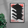 Japan World contemporary wall art print by Maxim Dosca - sold by DROOL