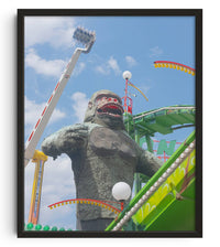 Thumbnail for Kong in Paris contemporary wall art print by Tom Modol - sold by DROOL