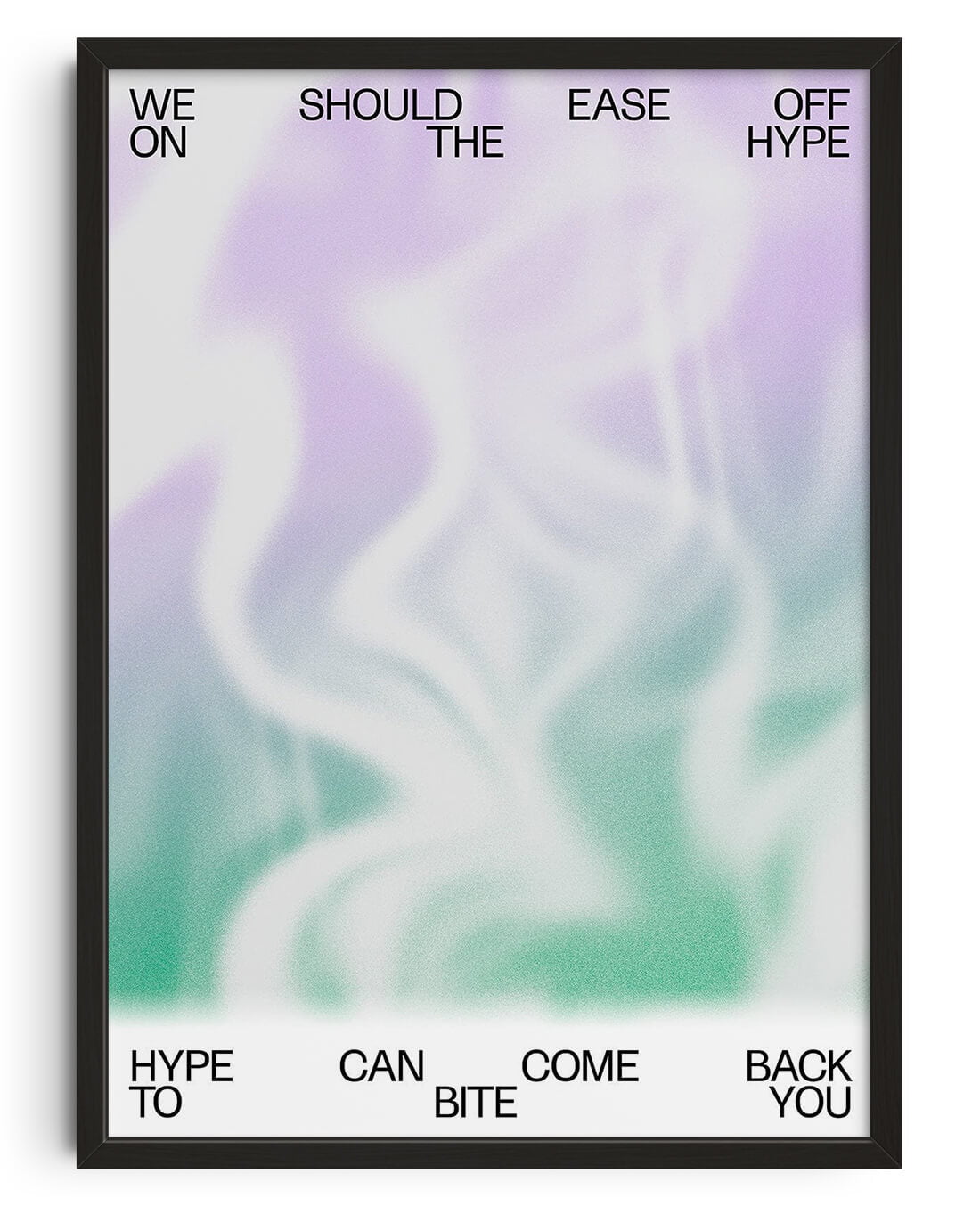 HYPE by John Schulisch contemporary wall art print from DROOL