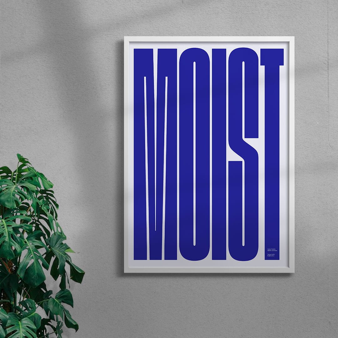 MOIST contemporary wall art print by Carla Palette - sold by DROOL