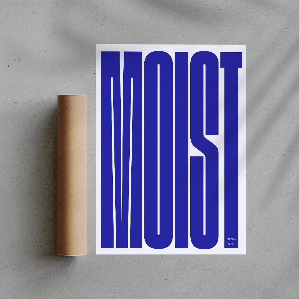 MOIST - UNFRAMED contemporary wall art print by Carla Palette - sold by DROOL