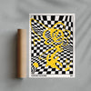 Mind Maze #1 - UNFRAMED contemporary wall art print by Lou Wang - sold by DROOL